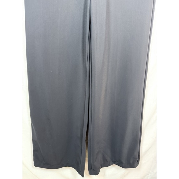 THEORY Precision Ponte Wide Leg Pants Black Size 8 Minimalist Workwear Office - Picture 6 of 11